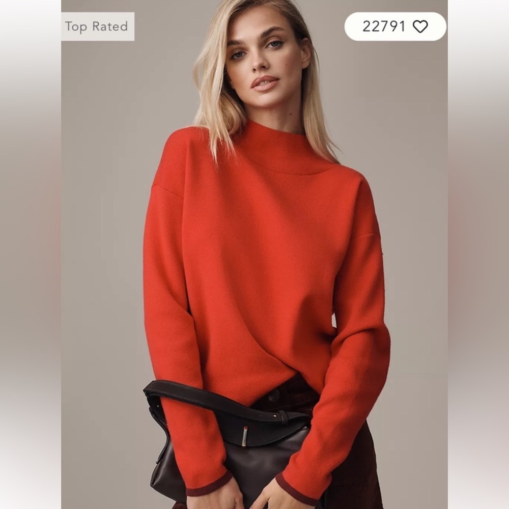Anthropologie Carys mock neck sweater